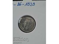 Ασημένιο νόμισμα 3 πένες 1939