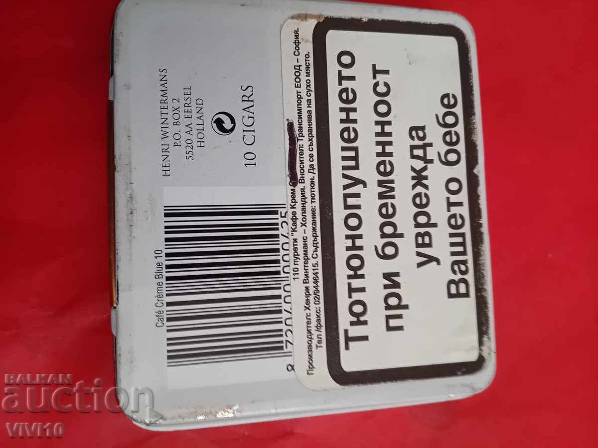 Old metal cigarette box with price € 5.00 | 9.78 BGN Old metal cigarette box with price € 5.00 | 9.78 BGN