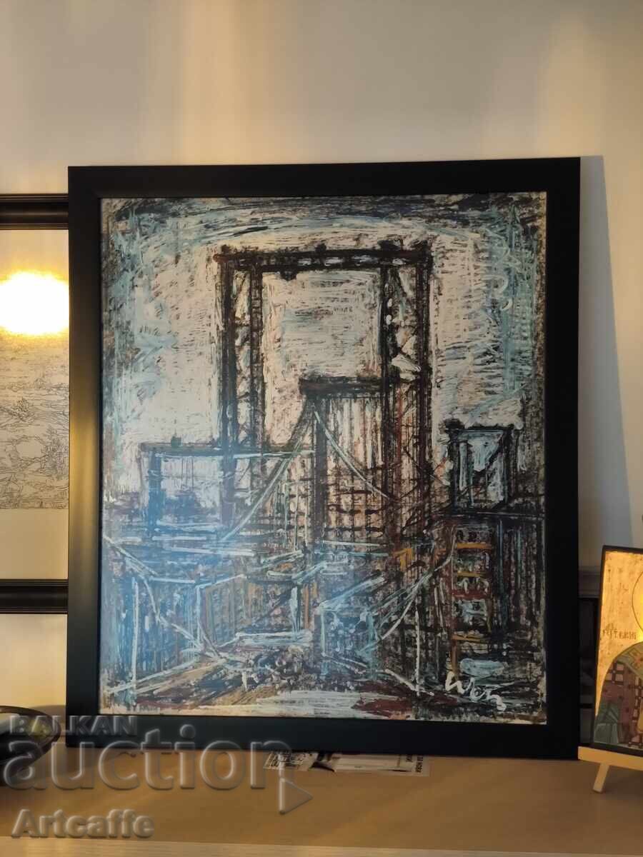 Large Oil Expressionist Painting