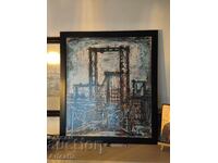 Large Oil Expressionist Painting