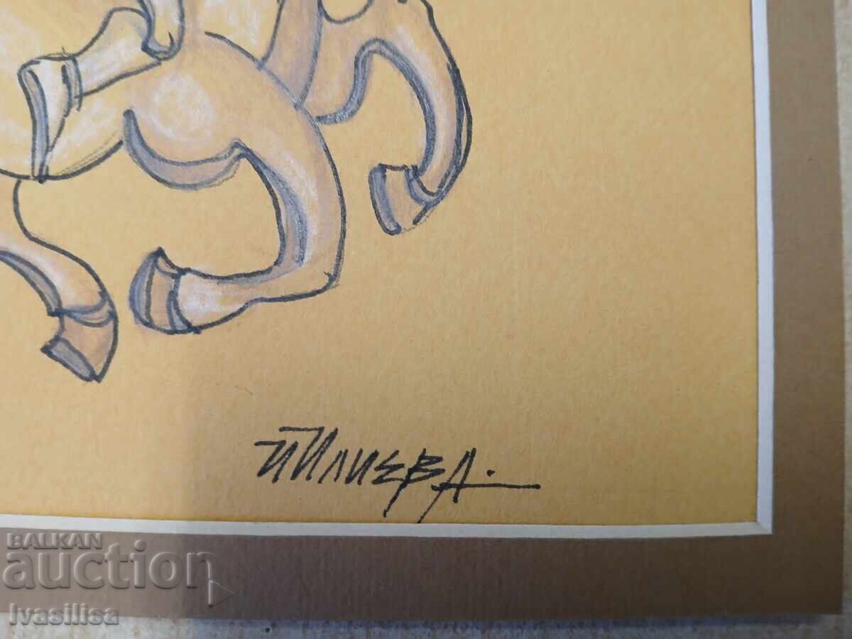 Desen original (de autor) cu preț 20.00 BGN | € 10.23 Desen original (de autor) cu preț 20.00 BGN | € 10.23