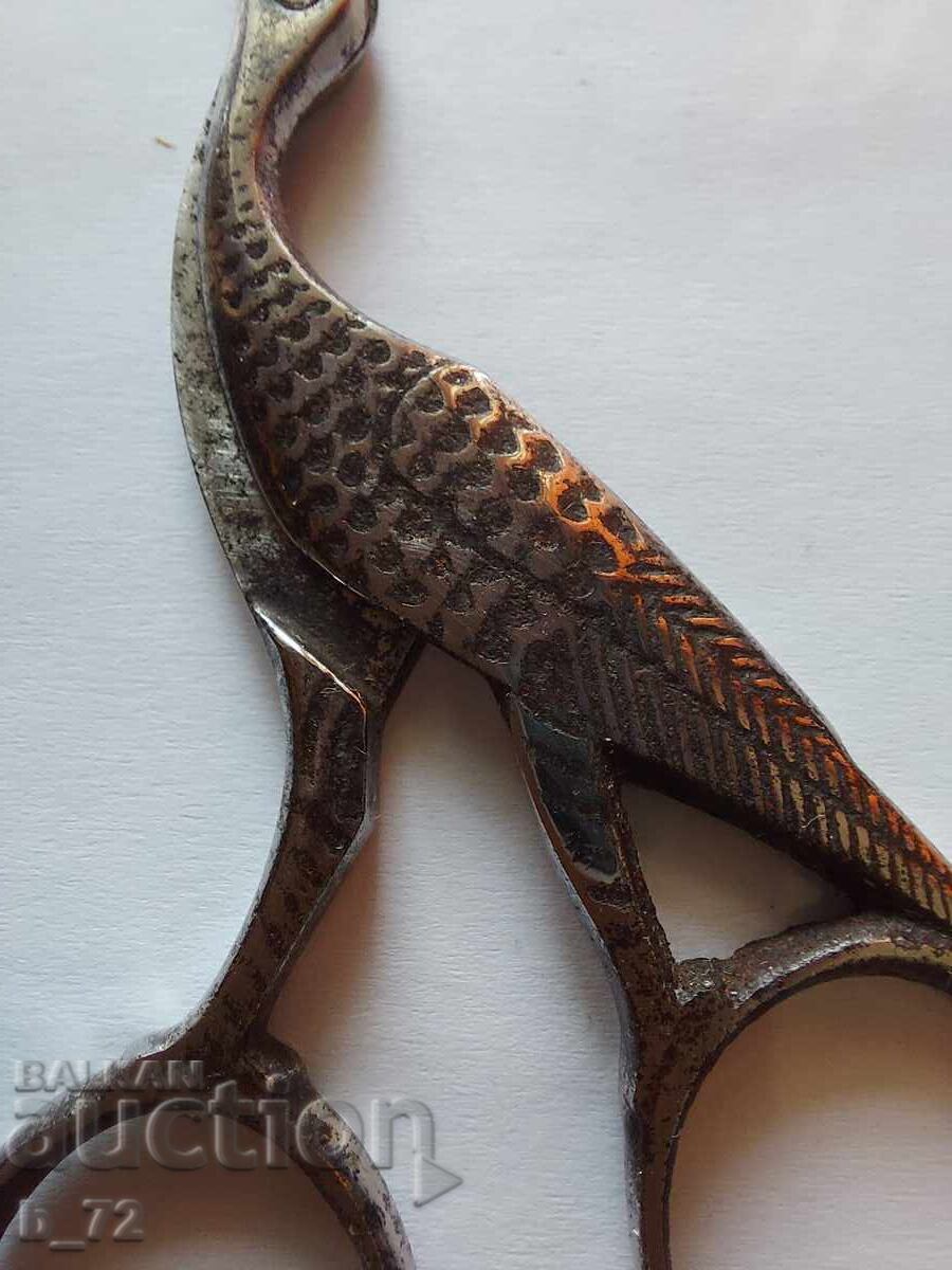 Интересна стара ножичка, форма на птица - 5 Интересна стара ножичка, форма на птица - 5