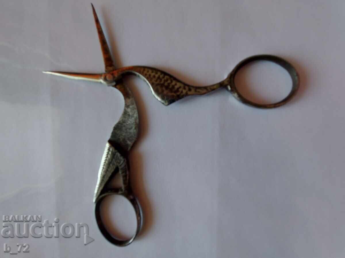 Интересна стара ножичка, форма на птица - 6 Интересна стара ножичка, форма на птица - 6