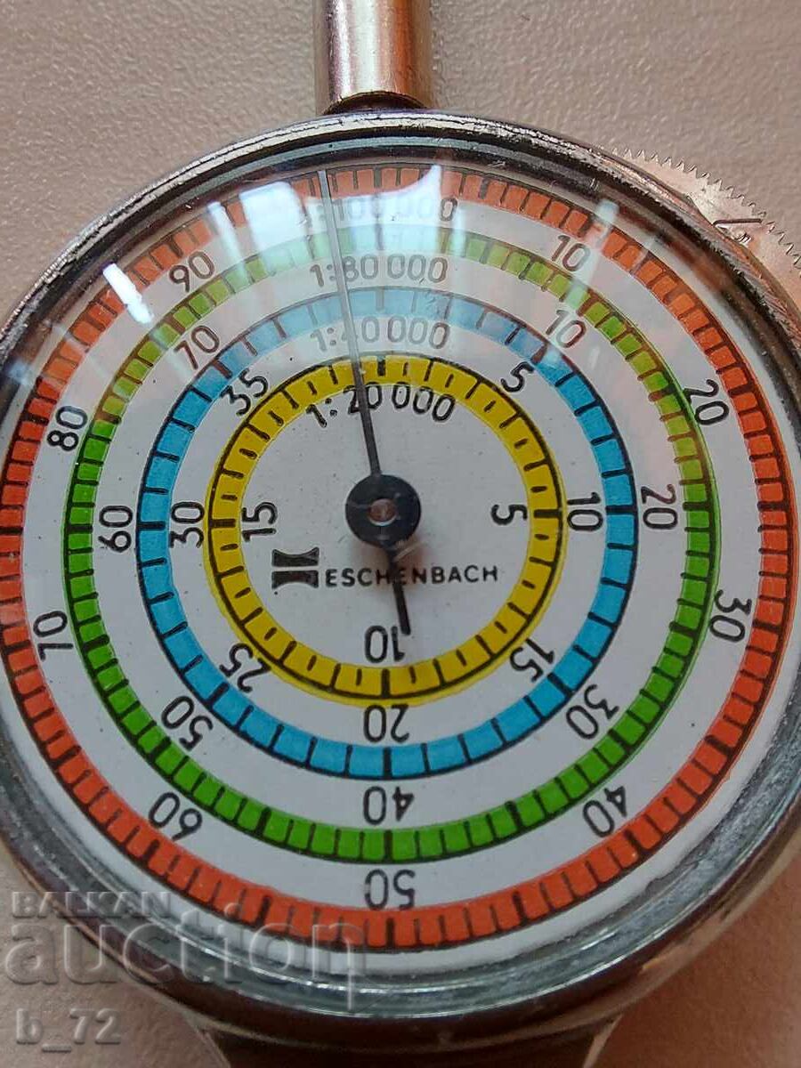 Curvimetru german, curviometru, Eschenbach
