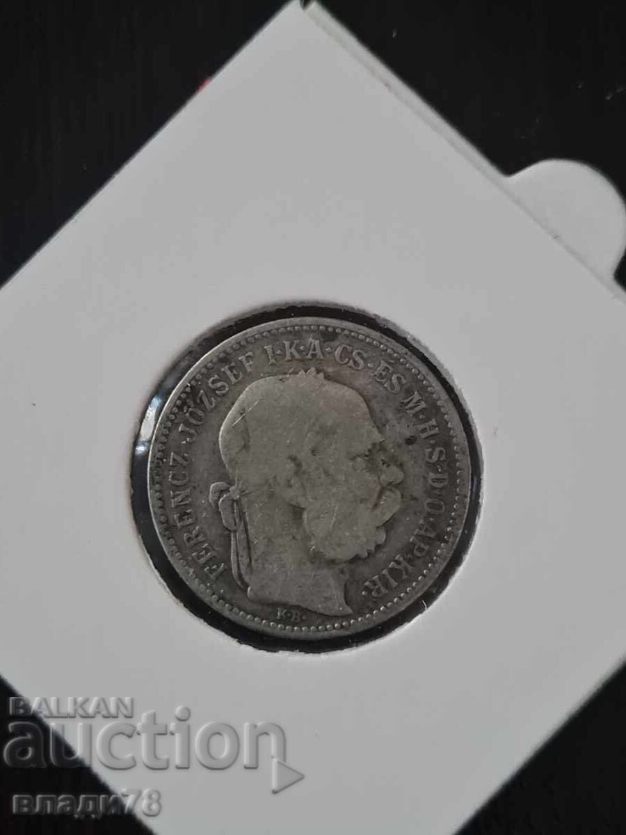 Silver coin 1 crown 1893 - 5