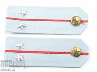 Lieutenant's Shoulder Boards of the Bulgarian People's Army (BPA) - Socialist