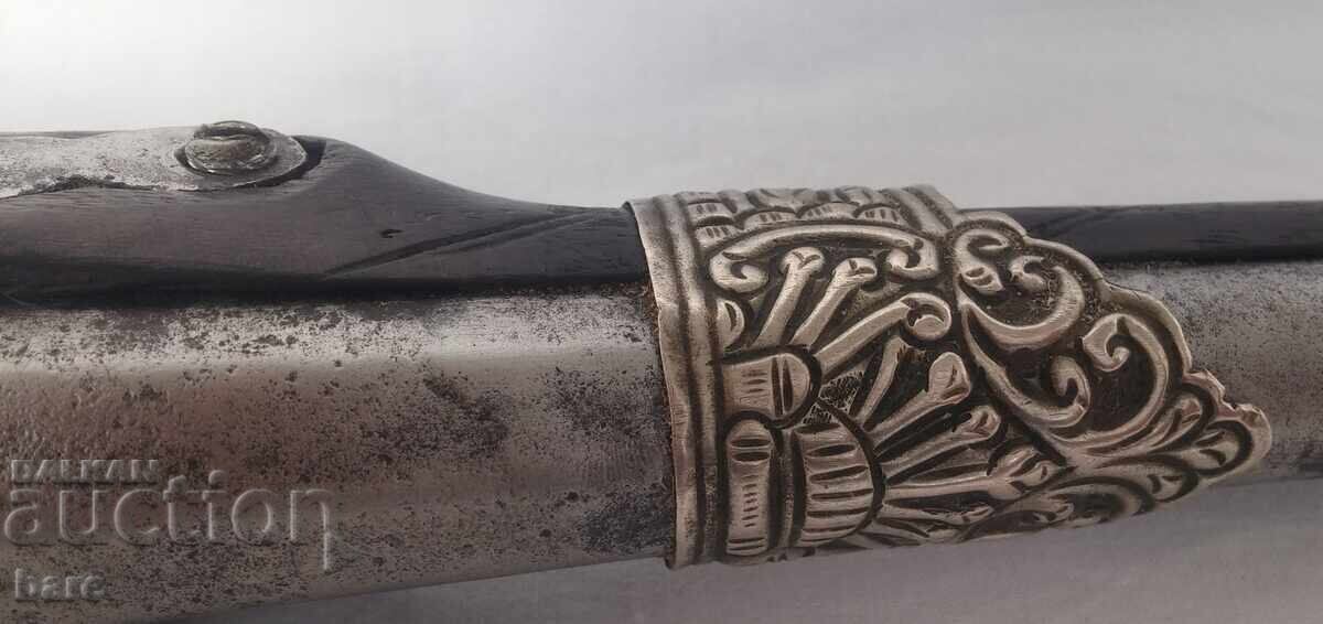 Huge silver pistol 19th century! - 5