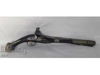 Huge silver pistol 19th century!