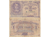 tino37 - BELGIA - 1 FRANC - 1915