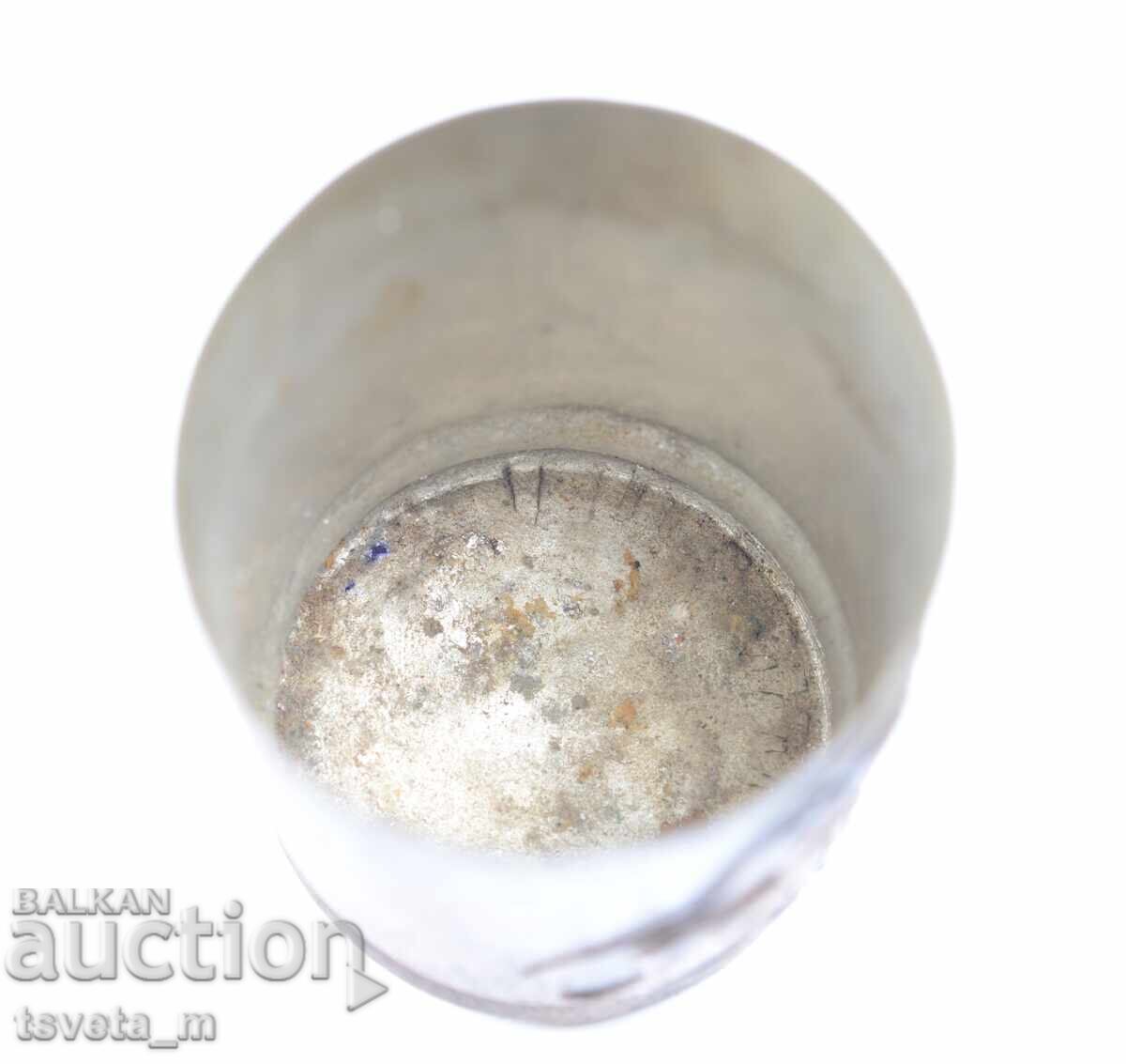 Recipient de cupru forjat manual pentru creioane / vază - 5 Recipient de cupru forjat manual pentru creioane / vază - 5