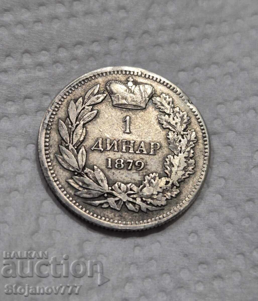 1 Dinar 1879 Serbia