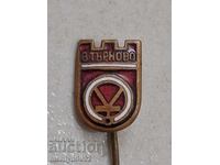 Emblemă emailată KRTA V.Tărnovo insignă, medalie, ecuson