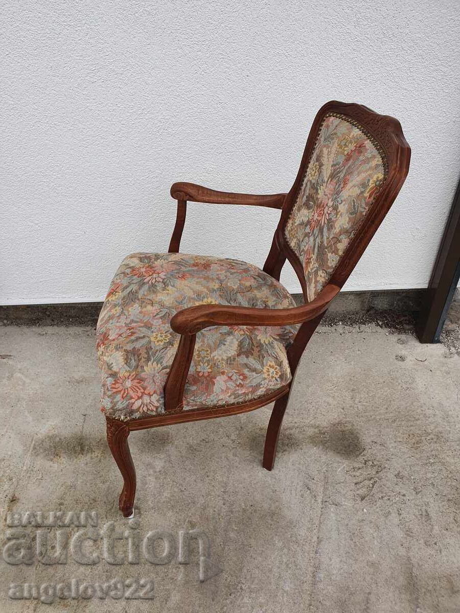 Scaun vintage din lemn masiv, frumos!!! - 5