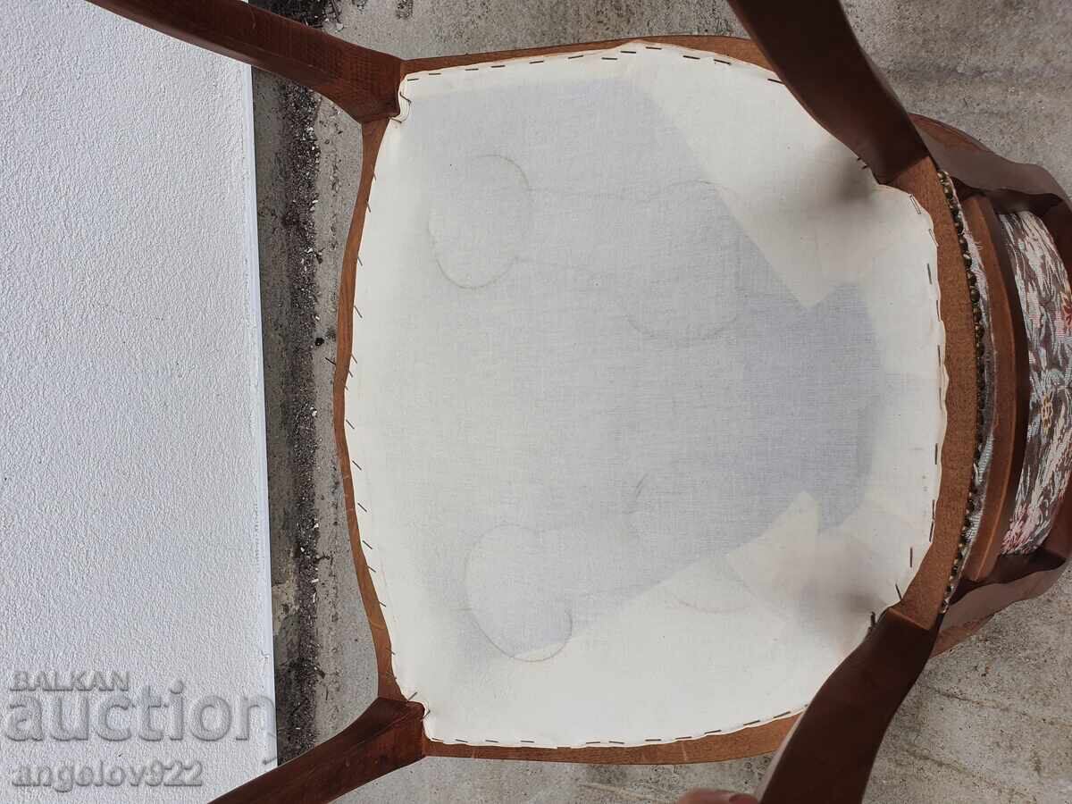 Scaun vintage din lemn masiv, frumos!!! - 7