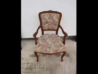 Scaun vintage din lemn masiv, frumos!!!