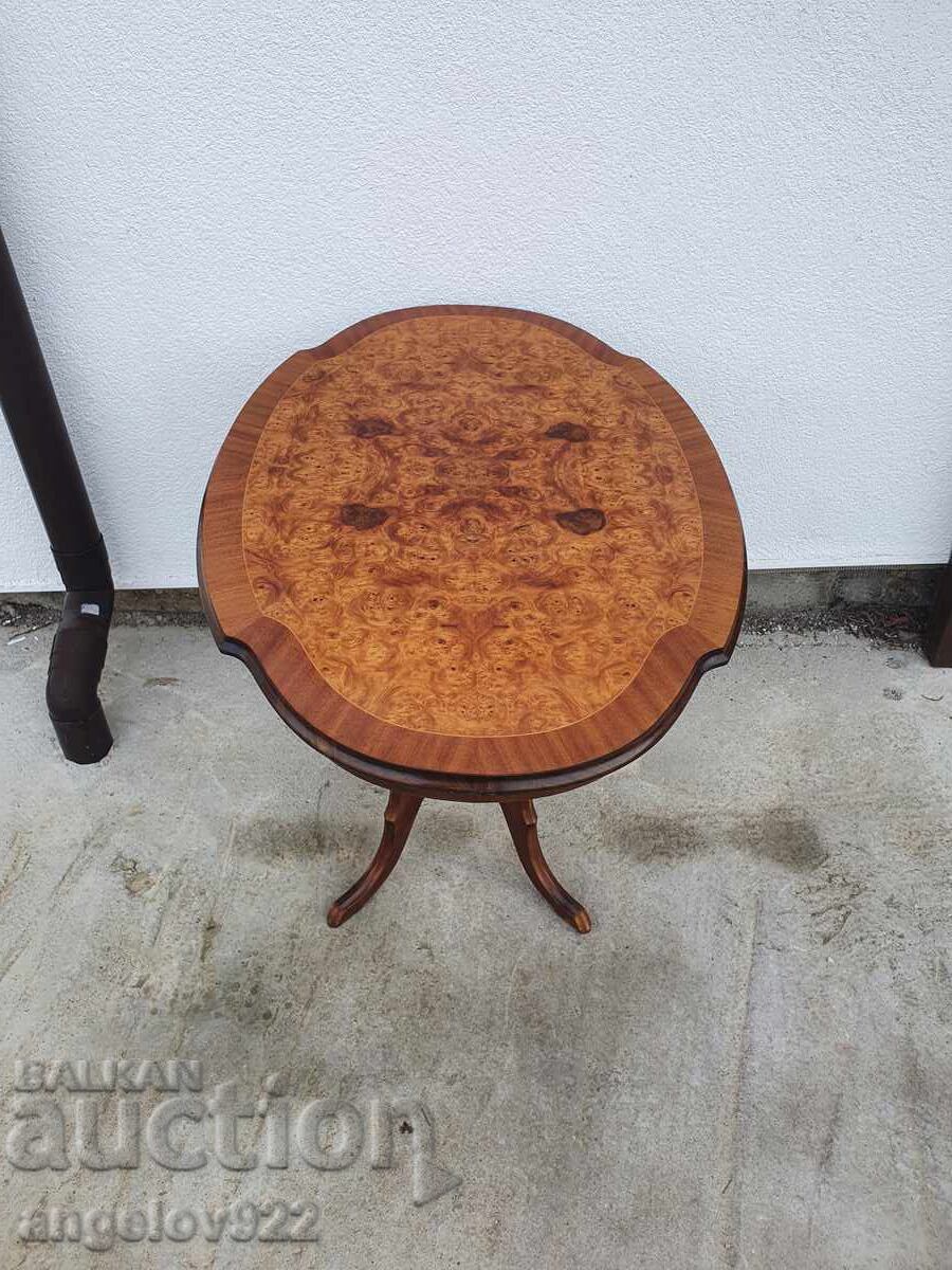 Masă vintage frumoasă din lemn cu intarsii!!! - 5 Masă vintage frumoasă din lemn cu intarsii!!! - 5