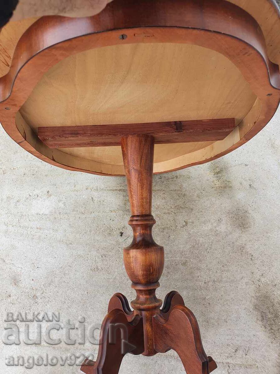 Masă vintage frumoasă din lemn cu intarsii!!! - 6 Masă vintage frumoasă din lemn cu intarsii!!! - 6