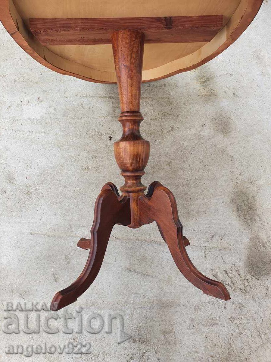 Masă vintage frumoasă din lemn cu intarsii!!! - 7 Masă vintage frumoasă din lemn cu intarsii!!! - 7