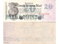 tino37 - GERMANY - 20,000,000 MARKS - 1923 - VF+