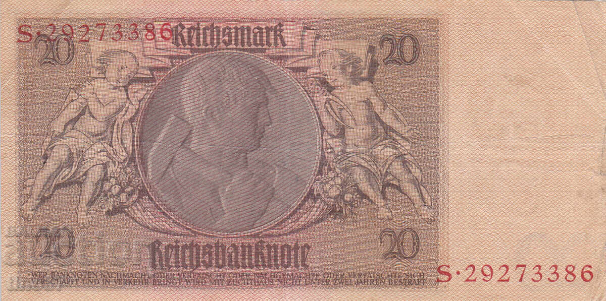 Δημοπρασία tino37- ΓΕΡΜΑΝΙΑ - 20 ΜΑΡΚΑ - 1929 - F+