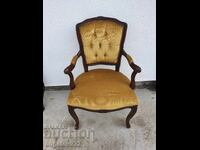 Красив винтидж дървен стол масив!!!