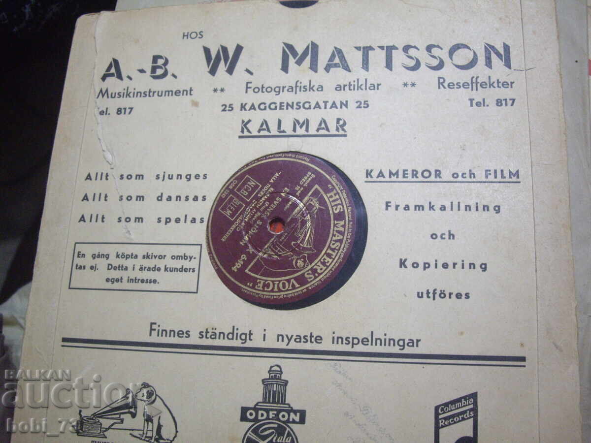 Livrarea Placă de gramofon veche Livrarea Placă de gramofon veche