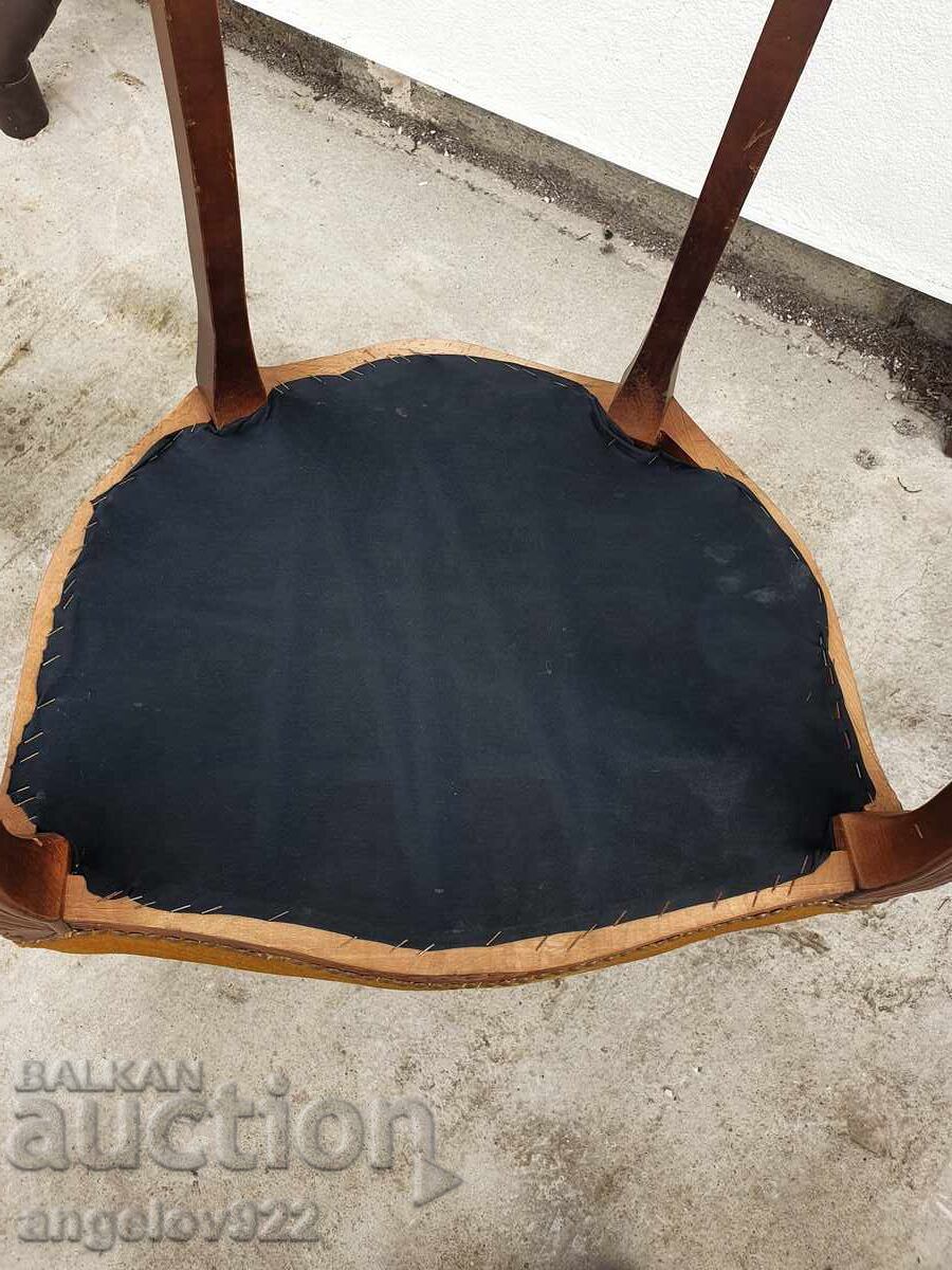 Красив винтидж дървен стол масив!!! - 7 Красив винтидж дървен стол масив!!! - 7