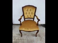 Красив винтидж дървен стол масив!!!