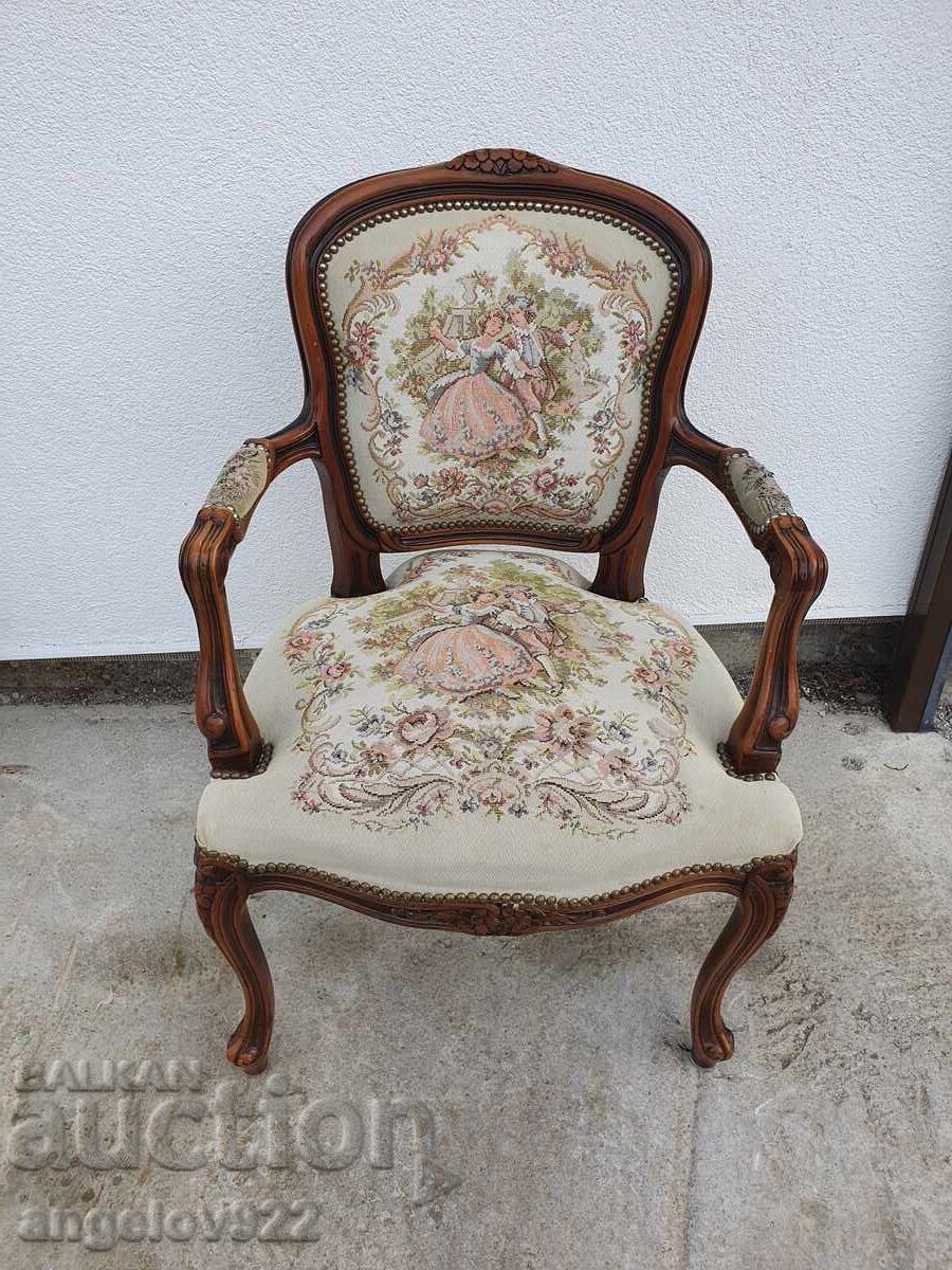 Licitație Scaun frumos vintage solid Romeo și Julieta! Licitație Scaun frumos vintage solid Romeo și Julieta!