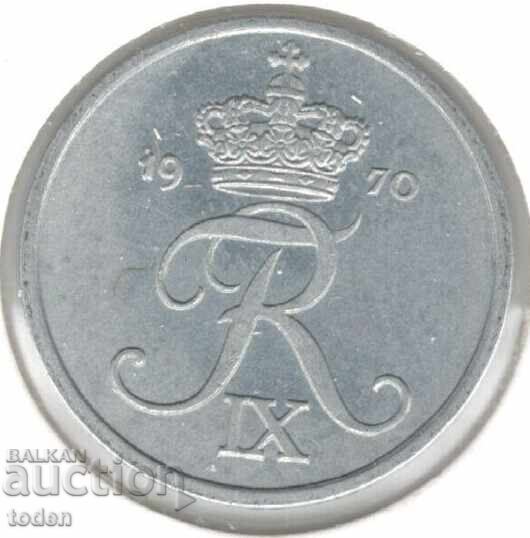 Δανία - 2 Øre - 1970 C♥S - KM# 840 - Φρειδερίκος Θ' με τιμή 1.00 BGN | € 0.51