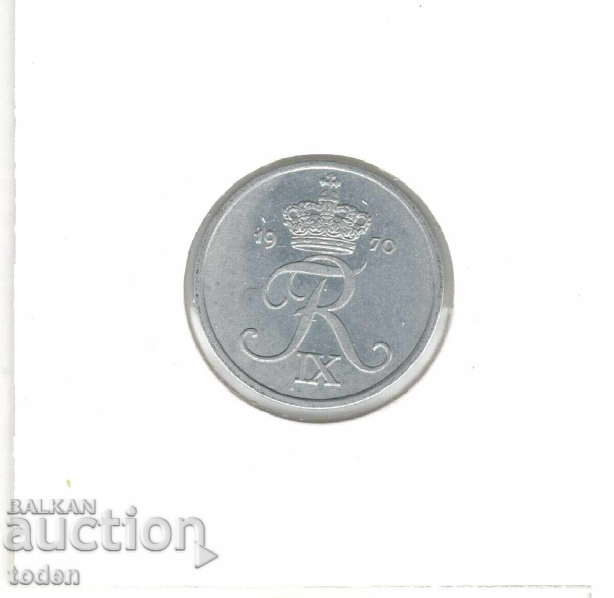 Livrarea Danemarca - 2 Øre - 1970 C♥S - KM# 840 - Frederic al IX-lea
