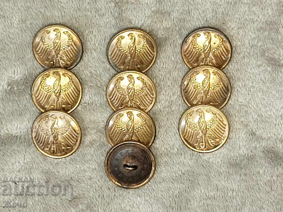 BUTOANE NEMȚEȘTI CU AUR 1934