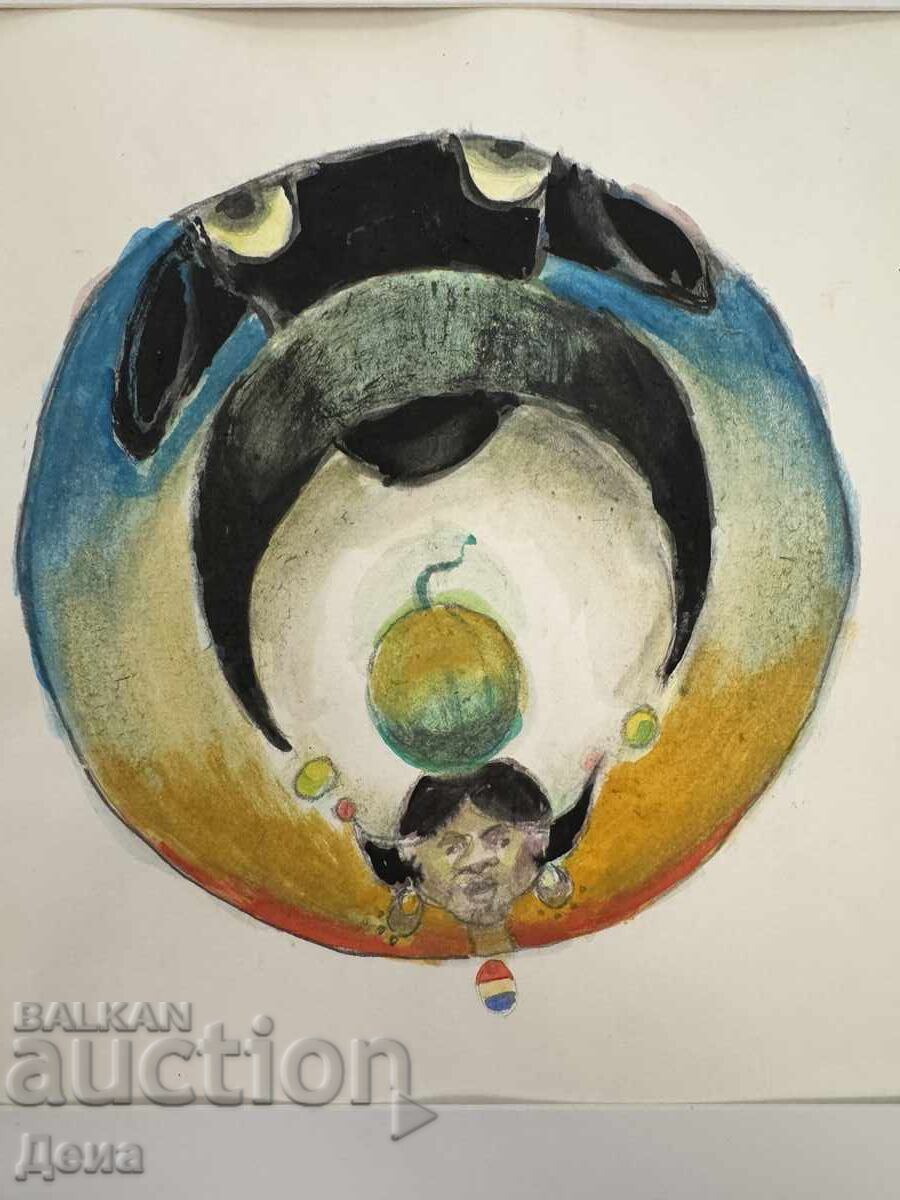 Христо Христов-Йошката акварел с цена € 138.05 | 270.00 лв.