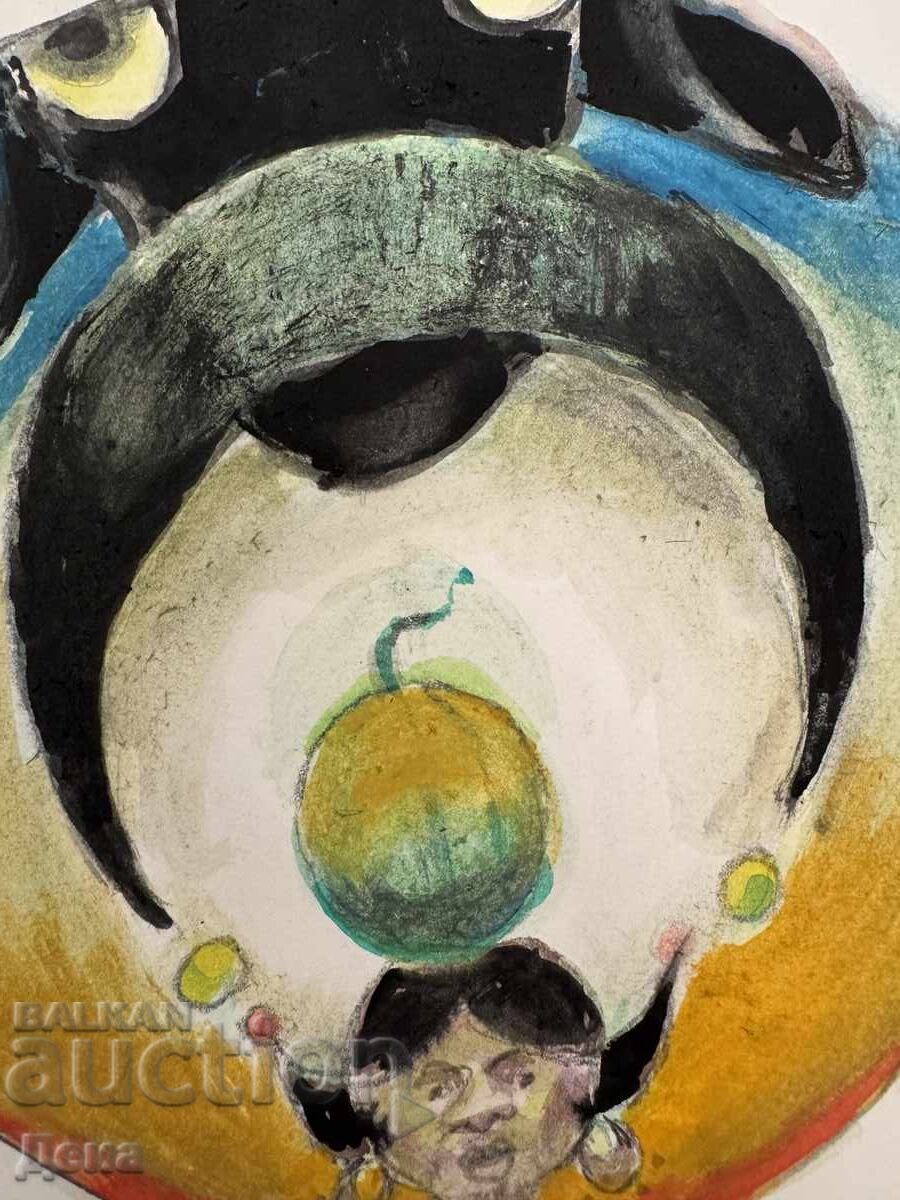 Delivery of Hristo Hristov-Yoshkata watercolor