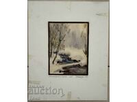 Genadiy Orelikov Watercolor 1990