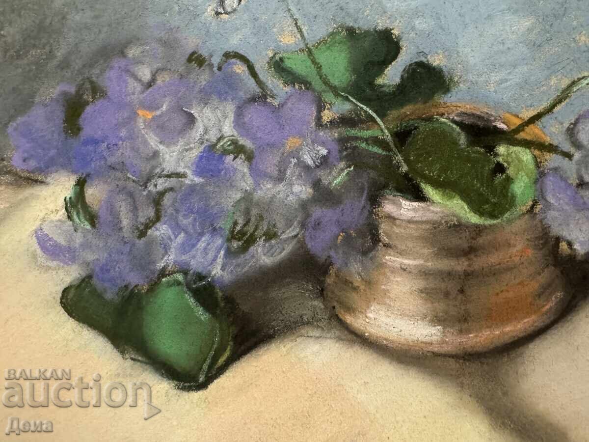 Аукцион Миша Попова пастел 1946г