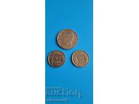 50 de centime 1932/1939 + 1 franc 1939 Franța Republica a III-a