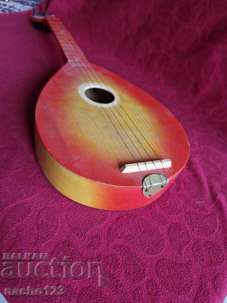 Auction Retro children's wooden guitar Auction Retro children's wooden guitar