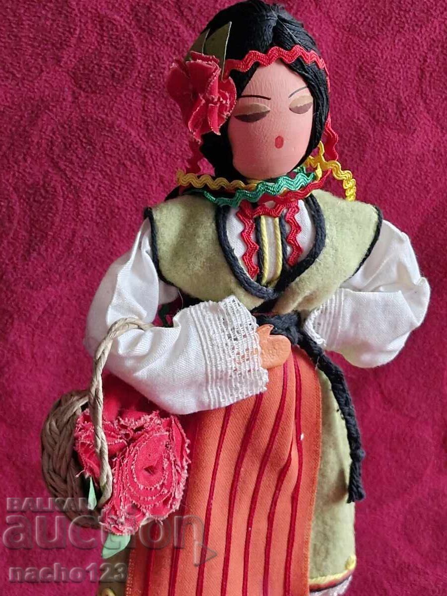 Auction  Social artifact doll in Bulgarian national costume