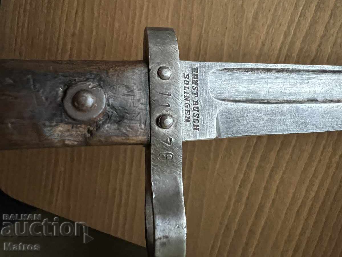 Auction Solingen-made knife for Mannlicher Auction Solingen-made knife for Mannlicher