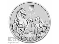 NOU!!! ARGINT 1 OZ 2026 AUSTRALIA - ANUL LUNAR AL CALULUI