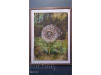 Large beautiful painting "Dandelion" by artist Desislava Ilieva