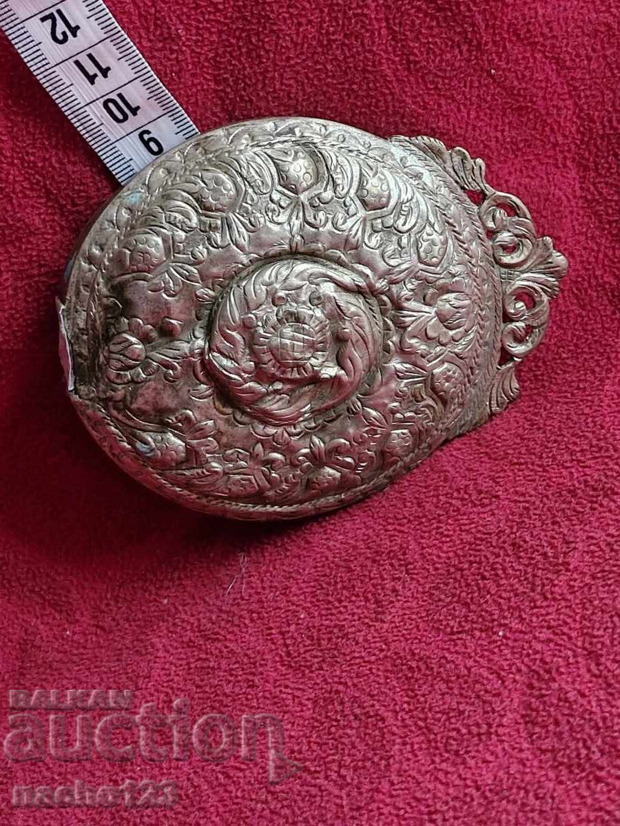 Auction Silver buckle, single Auction Silver buckle, single