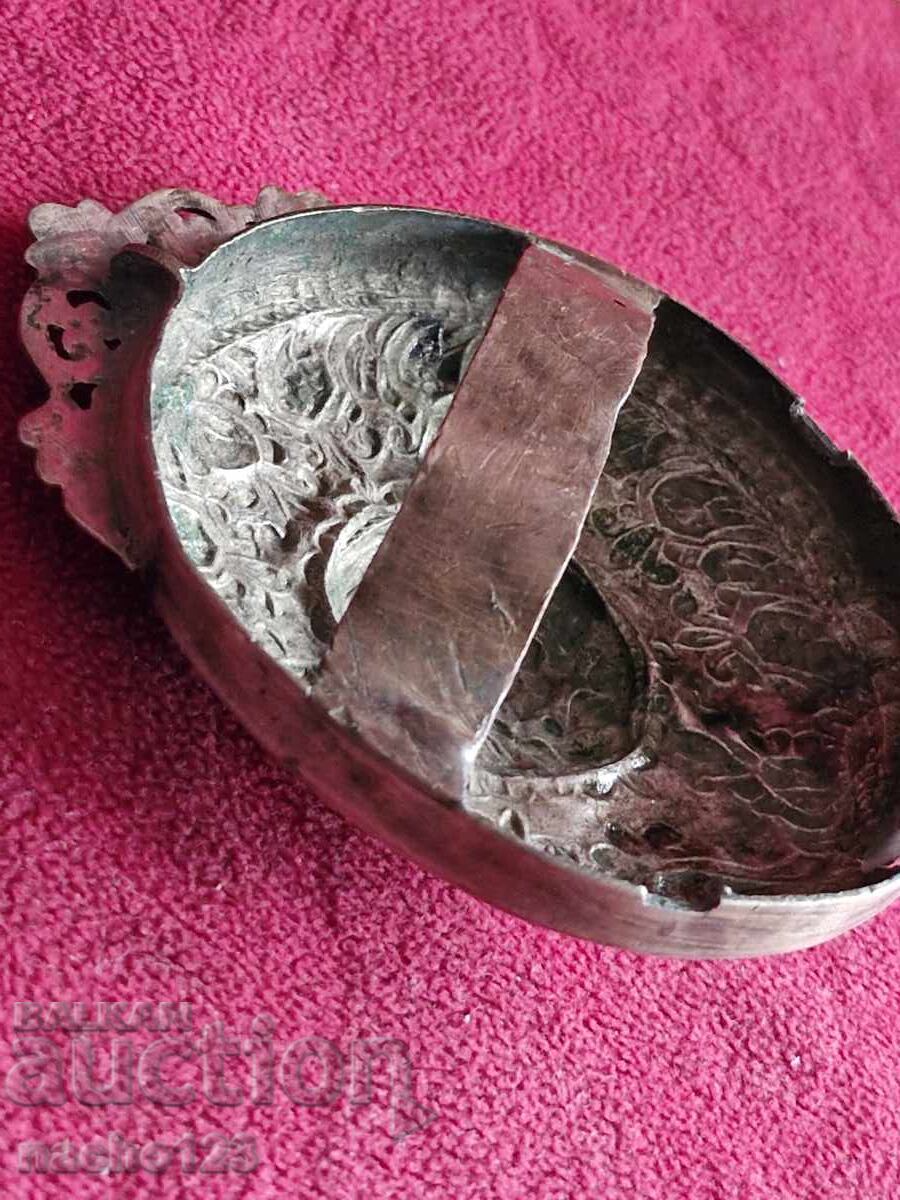 Silver buckle, single - 6 Silver buckle, single - 6