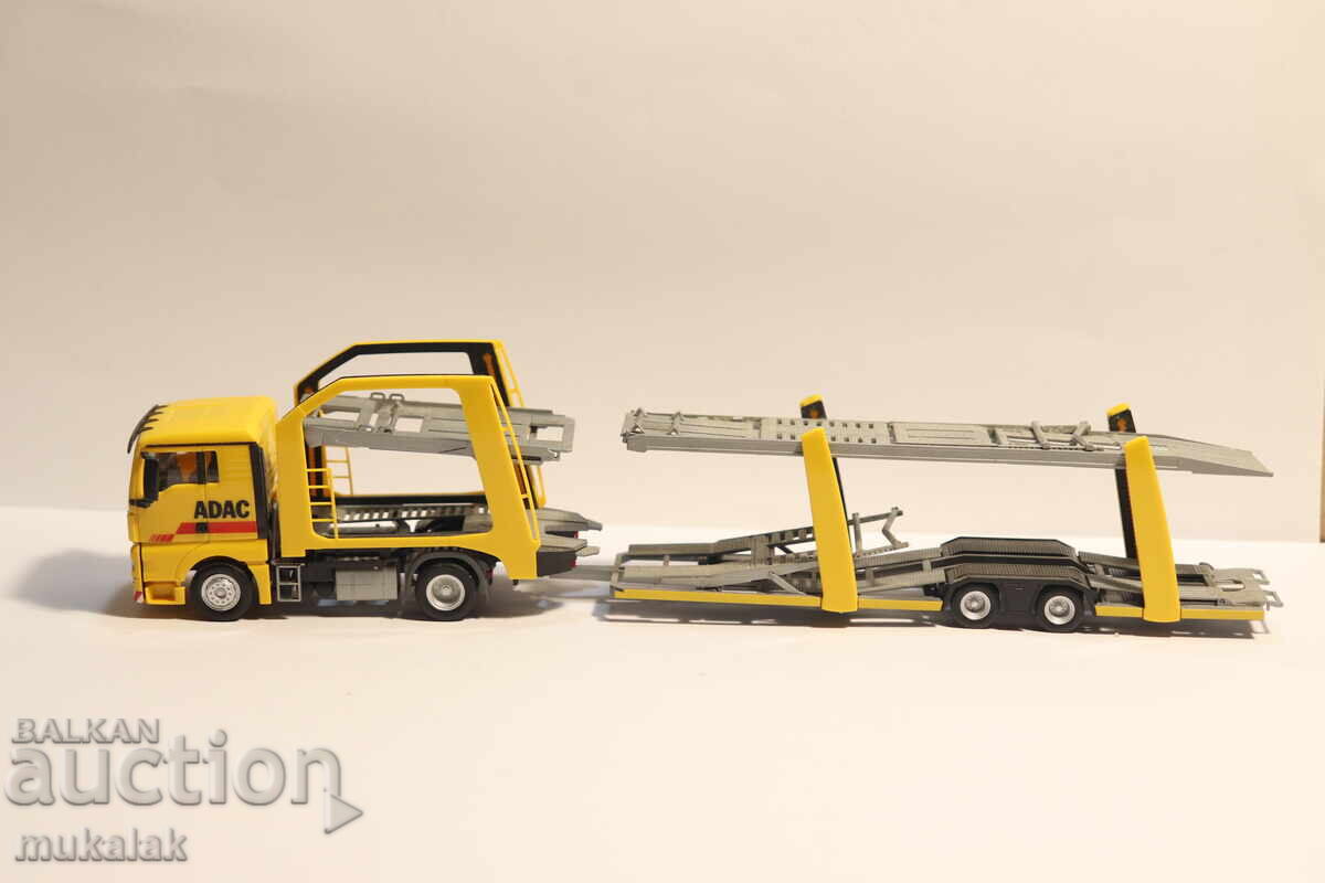 HERPA H0 1/87 MAN TRUCK MODEL TRACTOR-TRAILER HERPA H0 1/87 MAN TRUCK MODEL TRACTOR-TRAILER