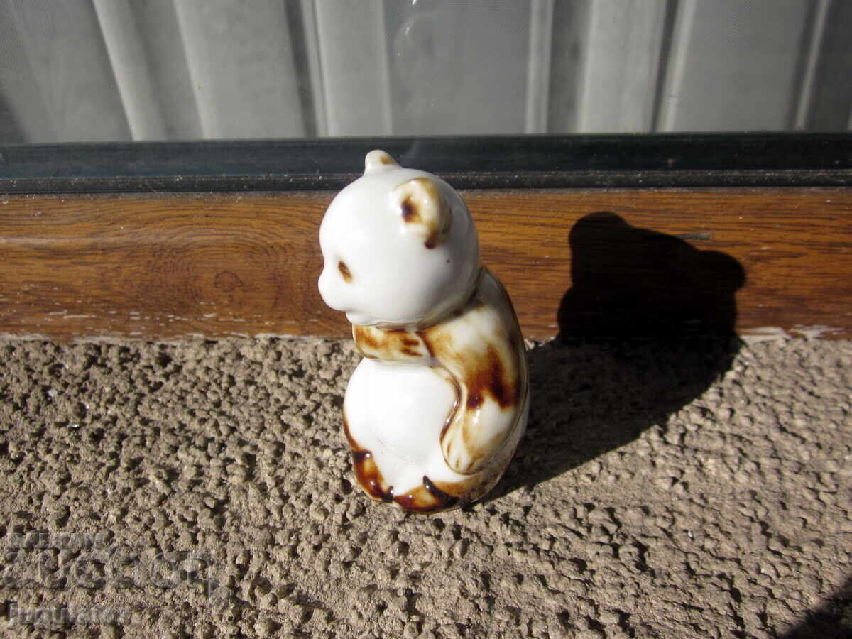 Auction  Old Bulgarian porcelain figurine of a panda bear