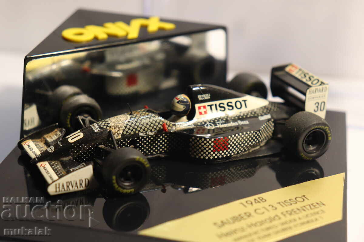 Παράδοση 1:43 ONYX SAUBER C 13 HEINZ HARALD FRENTZEN ΜΟΝΤΕΛΟ ΦΟΡΜΟΥΛΑ