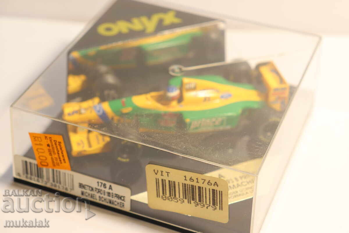 1:43 ONYX BENETTON FORD MICHAEL SCHUMACHER BOLID FORMULA with price 40.00 BGN | € 20.45