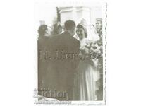 МАЛКА СТАРА СНИМКА ВАРНА ВОЕНЕН ОФИЦЕР СВАТБА Е621