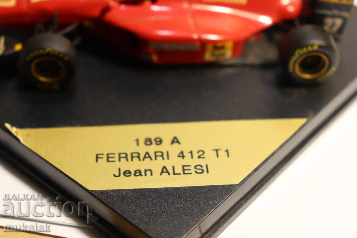 1:43  ONYX FERRARI 412 T1 JEAN ALESI  БОЛИД ФОРМУЛА - 6